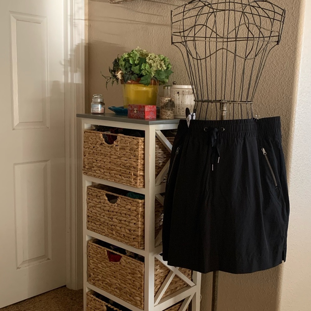 Drawstring Skort Black - Picture 2 of 5